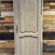 Sandblasted oak bonnetière - 1960s/70s