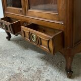 Walnut window of the nineteenth century