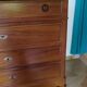 Rare - Pretty old chest of drawers with 4 drawers and 3 locks - In walnut - 1930