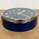 Vintage Blue Bakelite Electric Wall Clock from Metamec, 1970s