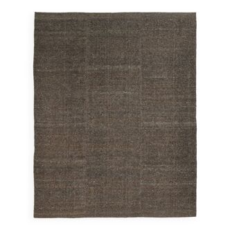 8x10 Modern Brown Oushak Rug, 241x303Cm