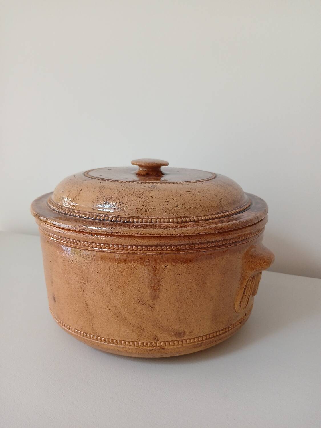 Vegetable salad bowl terracotta pottery