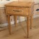 Vintage bedside table, solid oak, 1950s.