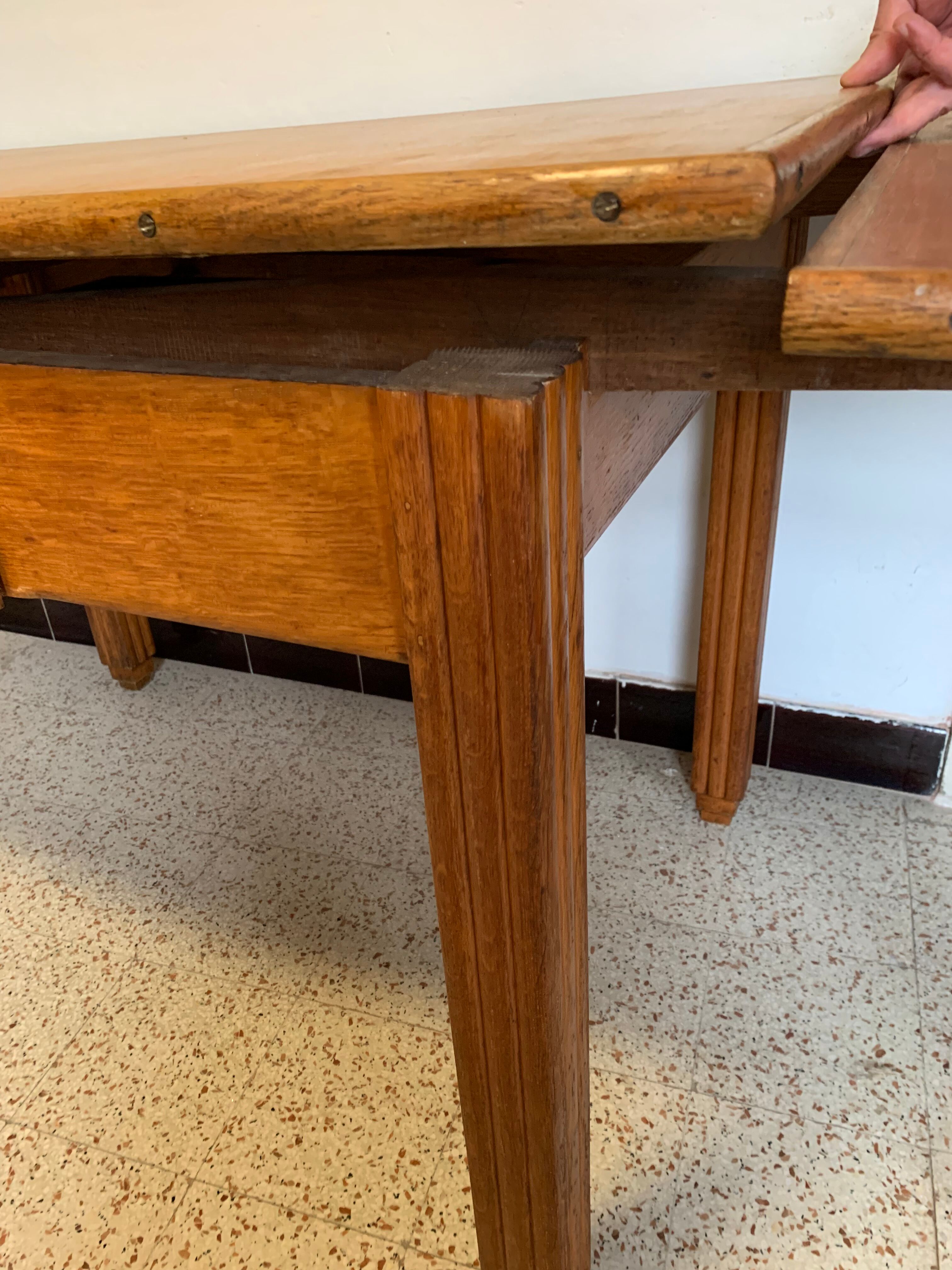 Living table wooden extension vintage