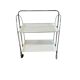 Vintage chrome folding bar/side table