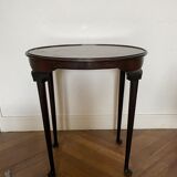 Four-foot pedestal table