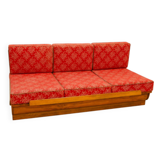 Folding Sofa by Jindrich Halabala for UP Závody 1950s, Czechoslovakia