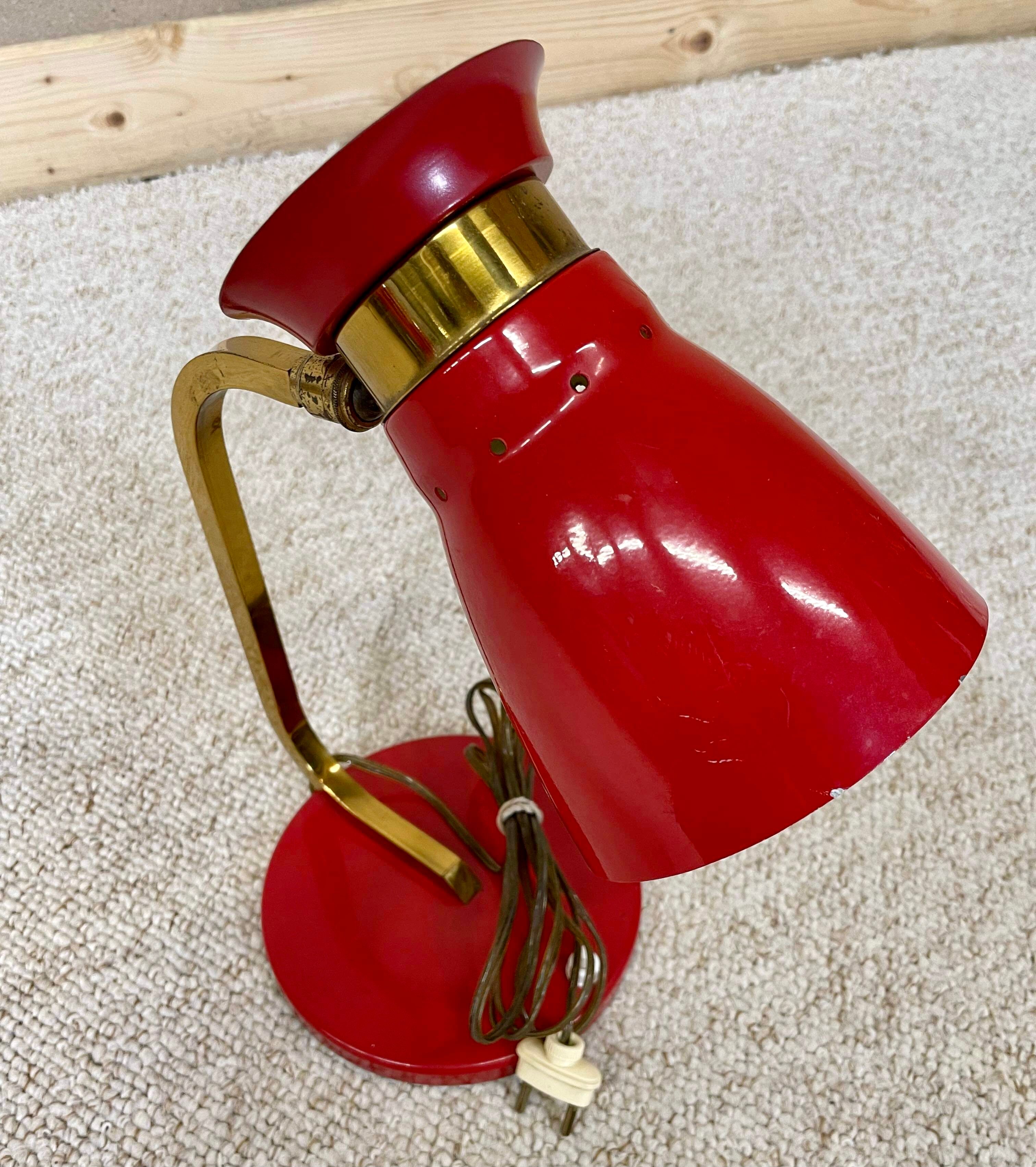 Table lamp Diabolo France Vintage 60 ́s