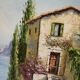 Huile sur toile mas provençal signé Danucho peintre varois