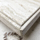 Travertine coffee table, 1970