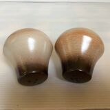 Sel et poivre céramique marron beige