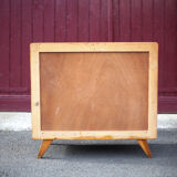 Vintage chest of drawers, pine wood chest of drawers, storage unit, bedroom, decoration