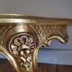 Louis XV style gilded wall shelf console