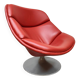 Vintage swivel lounge chair Pierre Paulin Artifort F557