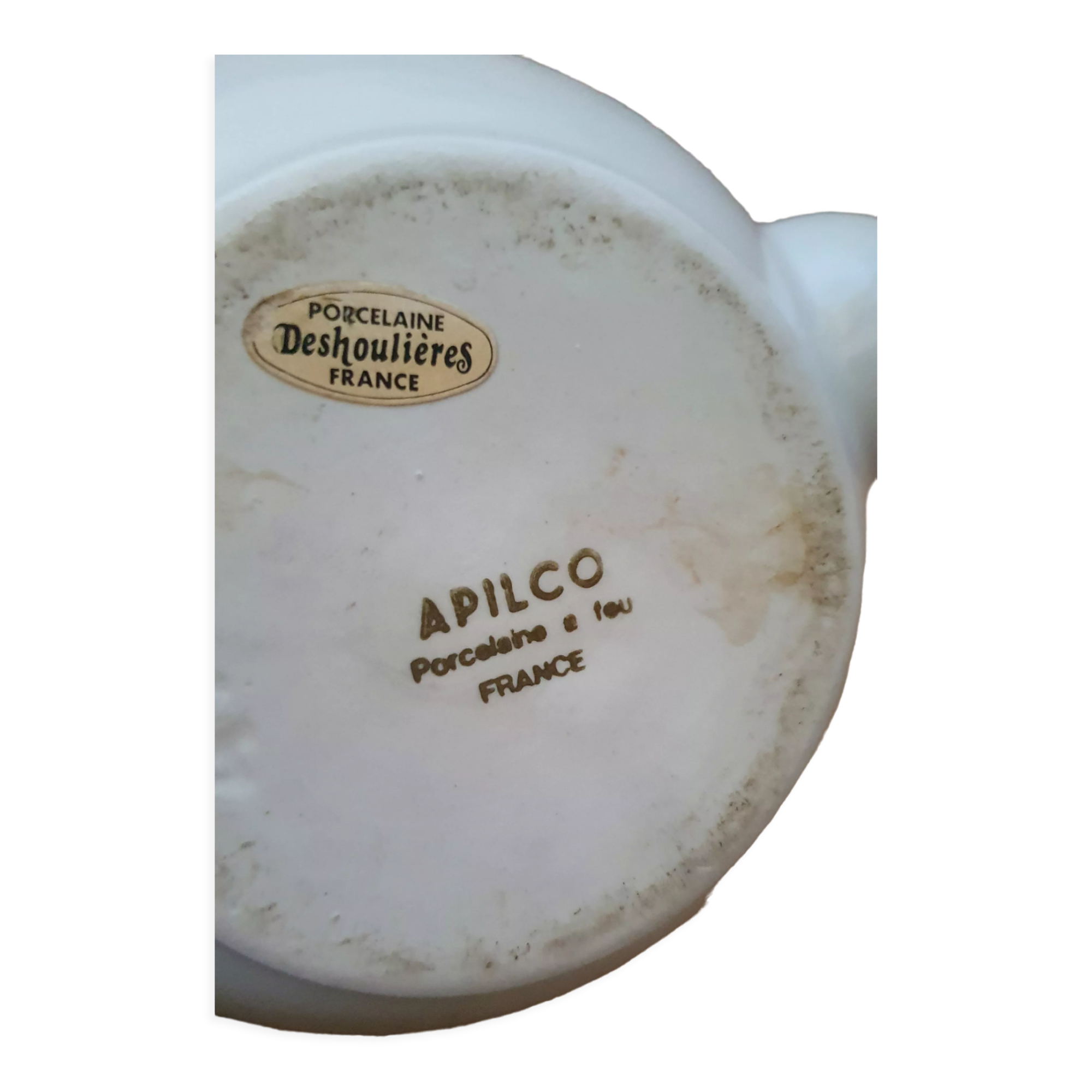 Porcelain coffee maker with filter and diffuser Apilco