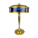 Art deco brass table lamp, 1930's