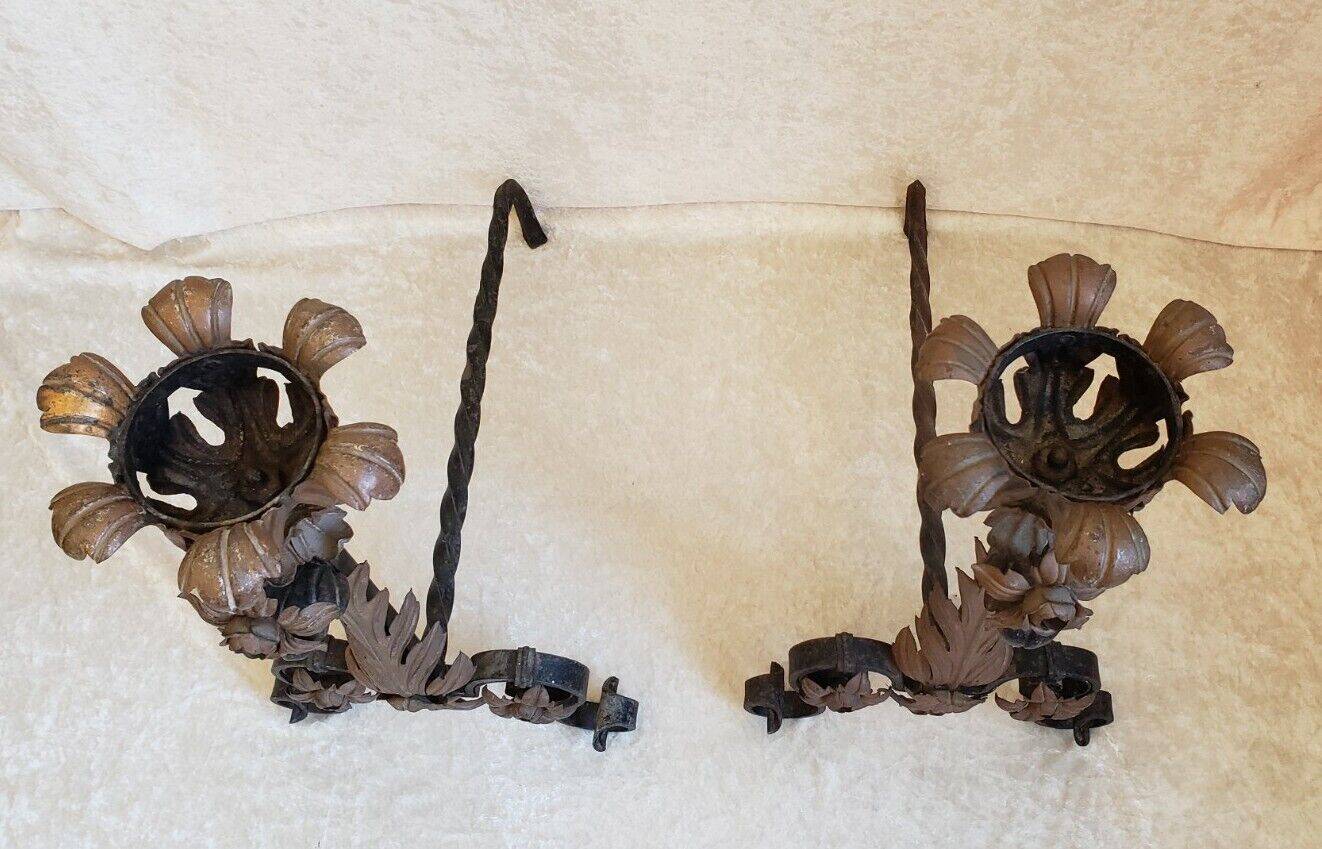 Pair of fireplace andirons, 1940