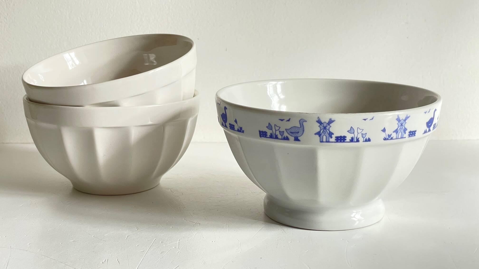 3 Earthenware Bowls by SATURNIA Italy