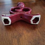 Art deco candle holder. Bordeaux