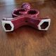 Art deco candle holder. Bordeaux