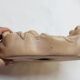Empty plaster pocket sleeping woman art nouveau signed Carlo Conte