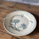Ironstone plate Oeillet KG Luneville