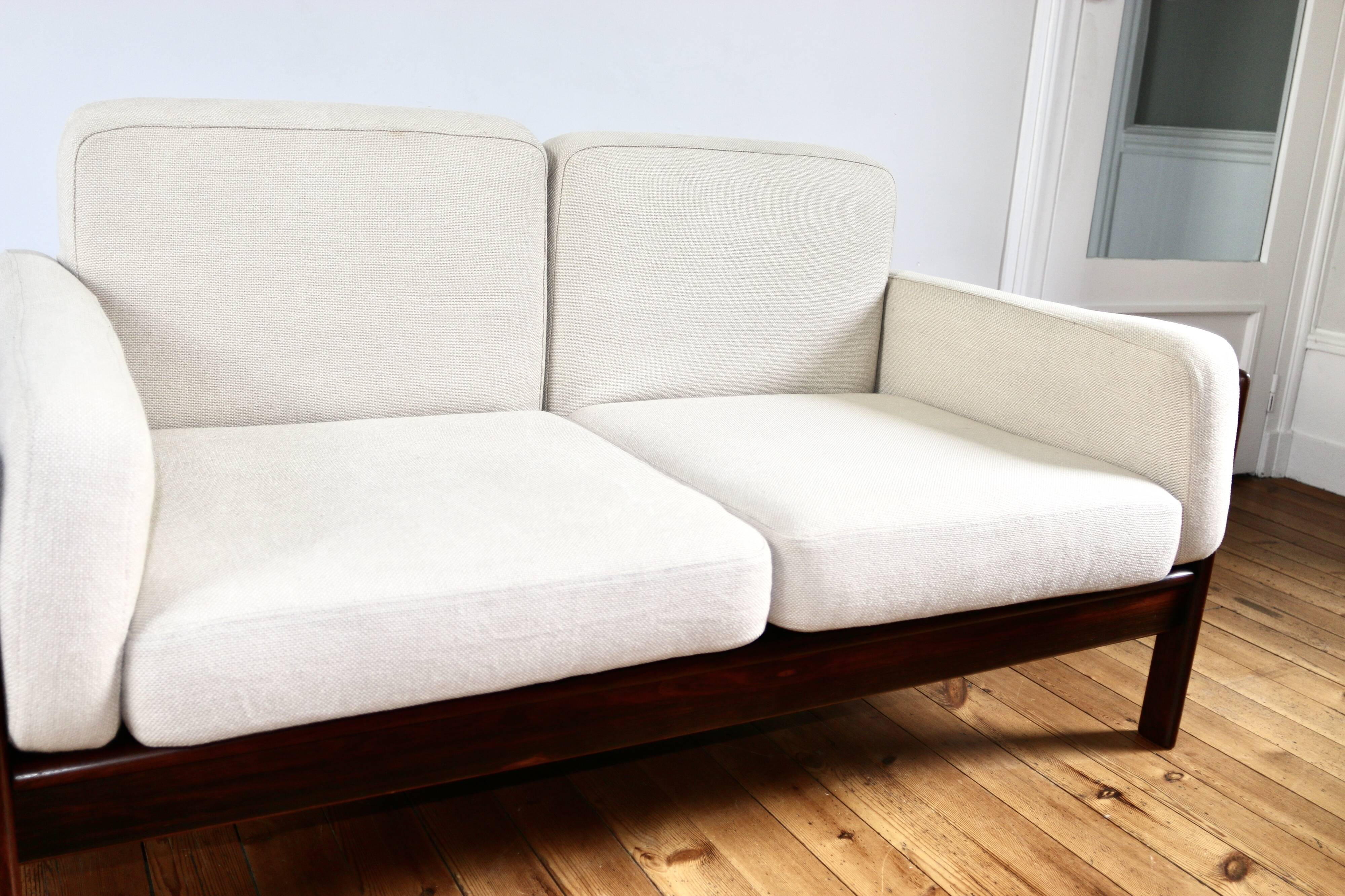 Vintage Danish Scandinavian bench in Rio rosewood, 1960