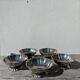 5 stainless steel cups 1970