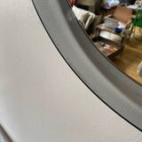 Round bluish plexiglass mirror