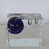 Glass candlestick, 80s