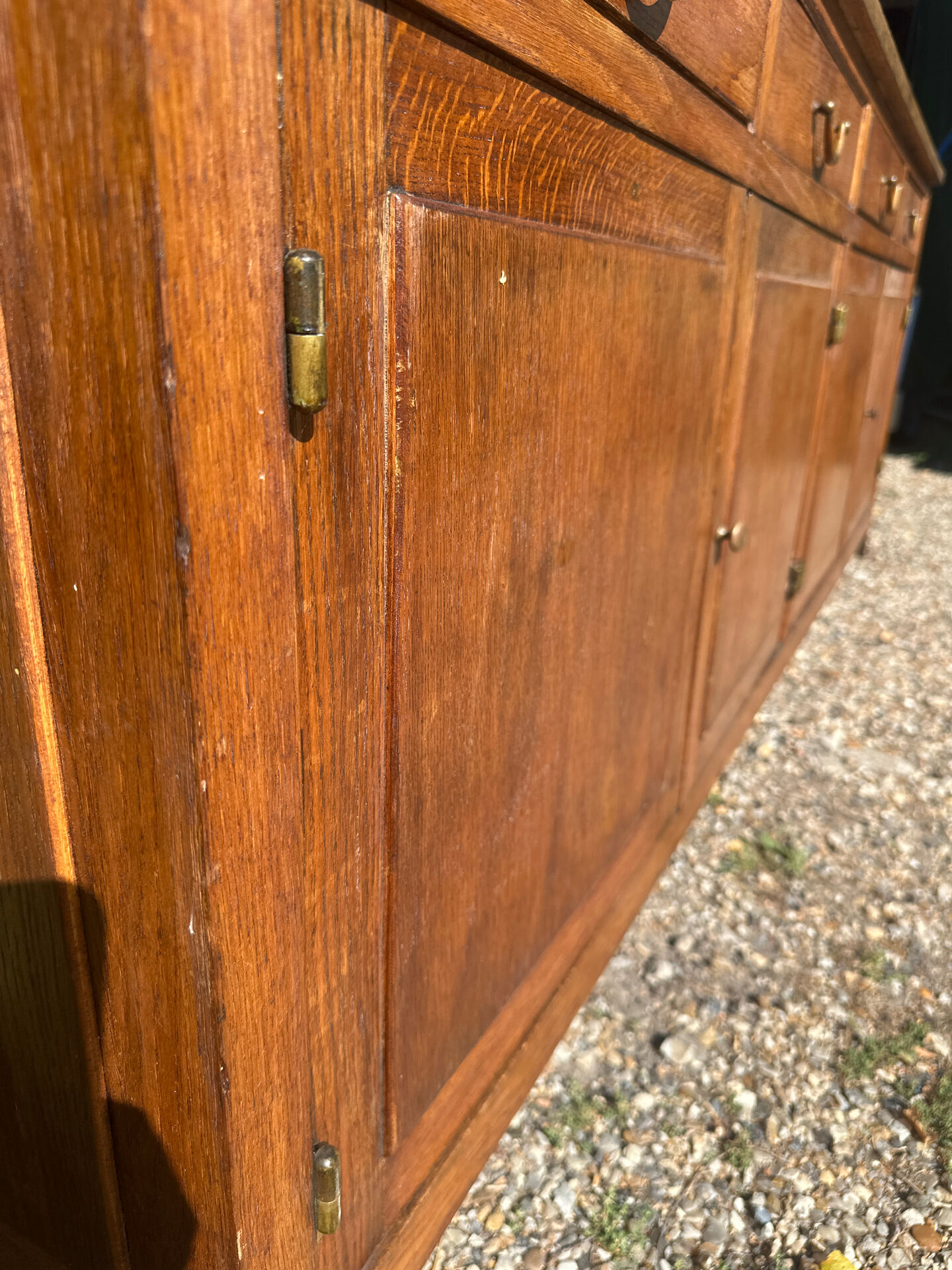 Enfilade raw oak brutalism