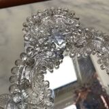 Large Venetian mirror Murano glass
