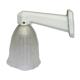 Porcelain and frosted glass wall light