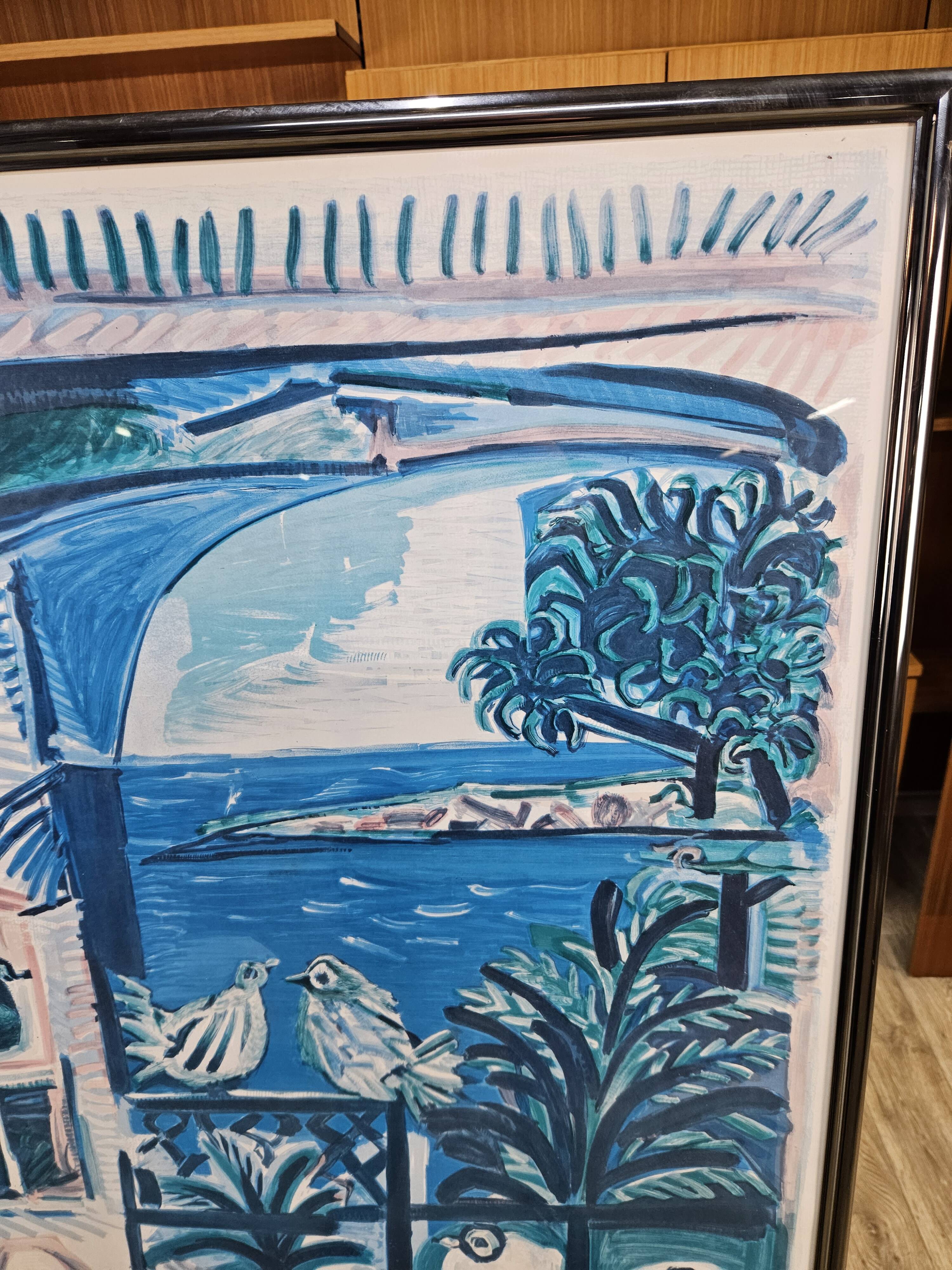 Henri Deschamps Lita. / Colored lithograph / Côte d'Azur