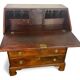 Commode, secrétaire, scriban de pente anglais en acajou, Angleterre XVIIIème