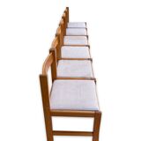 Ensemble de 6 chaises de cuisine italiennes, 1960