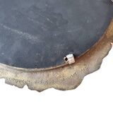 Bronze Oval Mirror By J. Brunt, Copyright From 1962