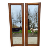 Paire miroirs de porte Art Déco