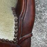 Armchair Voltaire XIX th, mahogany