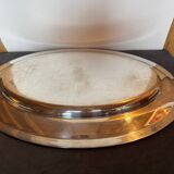 Grand plat de service ovale Fracalanza XX siècle