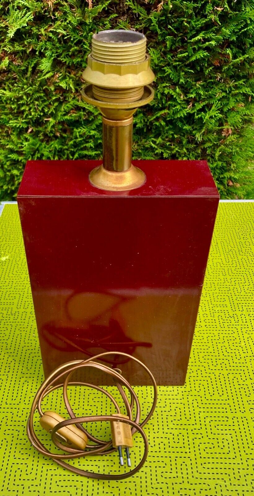 Vintage lamp model torteva france 1970s -maison le dauphin