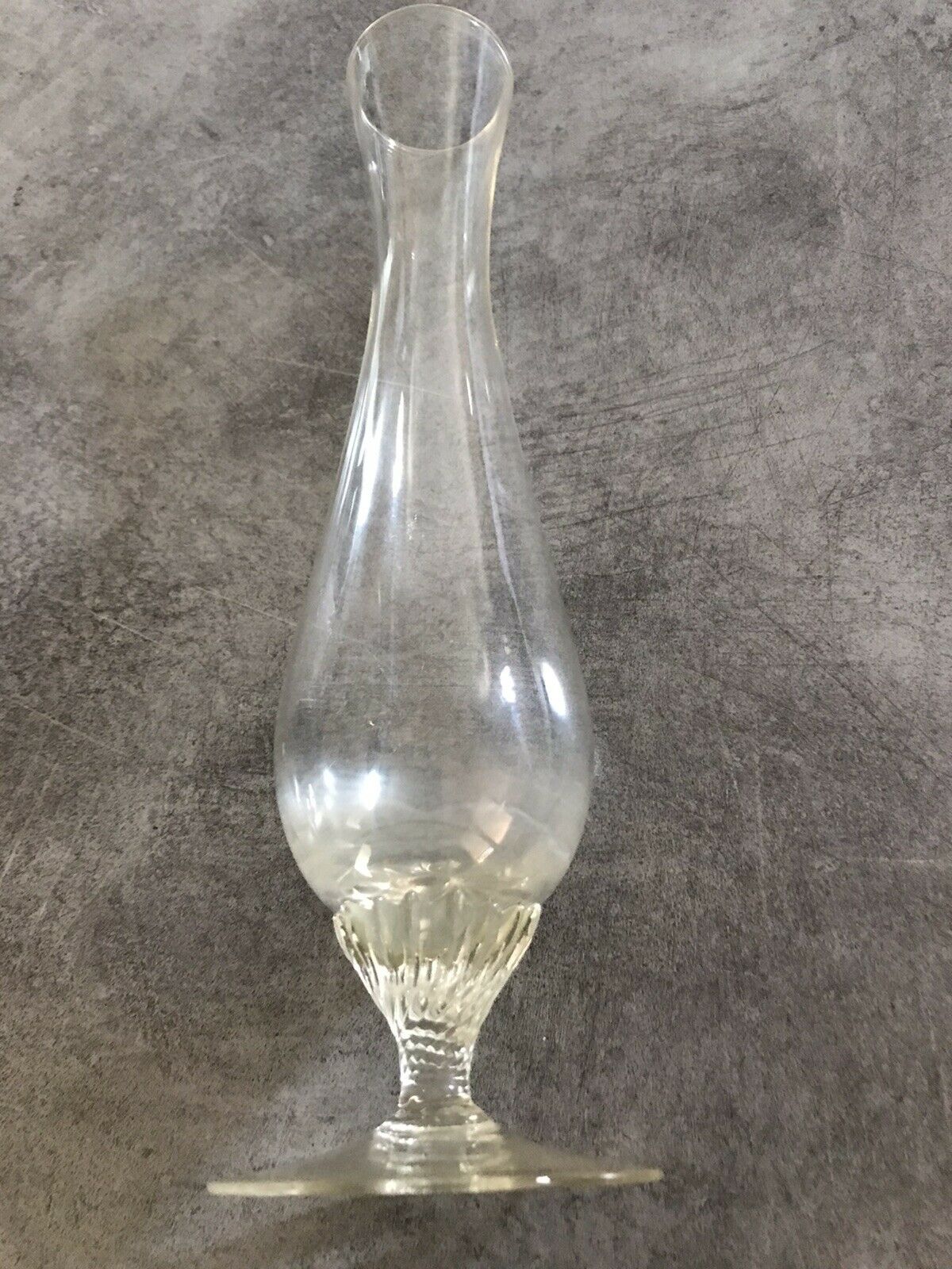 Vintage glass soliflore vase