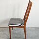 Ensemble de 4 chaises Mid-Century Modern en teck massif 1960