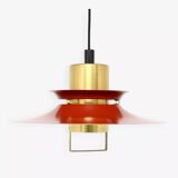 Burgundy vintage Vitrika, Denmark 1960s