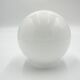 White glass globe ø15cm
