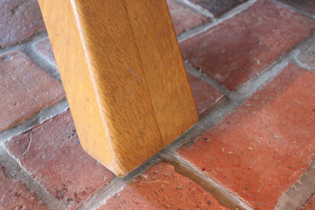 Brutalist round coffee table