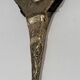 Louis XVI Style Chimney Bellows in Repoussé Brass with Female Effigy