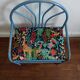 Skated metal child chair/bench