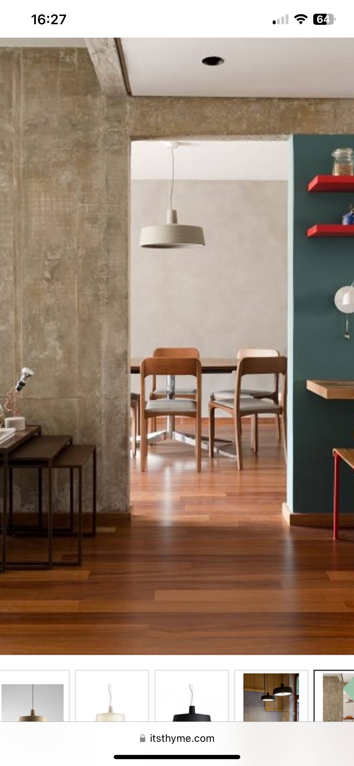 Marset soho pendant light 38cm sand