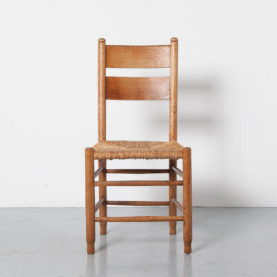 Dining chair oak sea rush